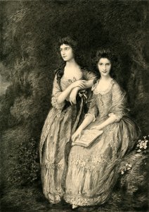 谢里丹夫人和提克尔夫人，c1772，1908年。 作者 不明