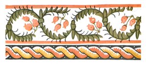 在圣阿波罗修道院的废墟中的壁画，位于埃及巴威特，1928年。 作者 不明