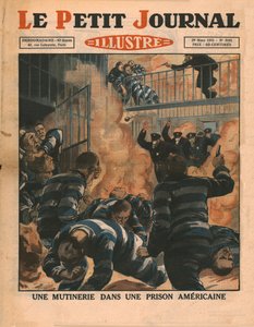 1931年在美国监狱发生叛变。 作者 不明