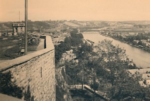 那慕尔。萨姆布雷和默兹的望塔和融合塔楼，c1900年 作者 不明