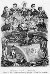 拿破仑·波拿巴和他的家人，1840年 作者 不明