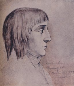 拿破仑·波拿巴（Napoleon Bonaparte），1785年，享年16岁，1896年 作者 不明