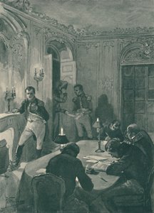 拿破仑对秘书的独裁，1896年 作者 不明