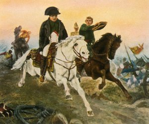 拿破仑（Napoleon）在1936年1815年6月18日从滑铁卢撤退。 作者 不明