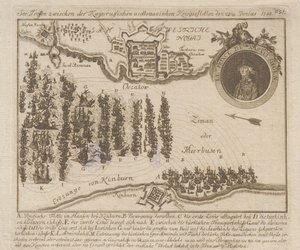 1788年6月22日，俄罗斯和奥斯曼舰队之间的海战，1788年。 作者 不明