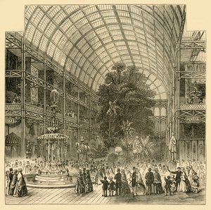 1851年大展览的教堂中殿，建于1876年。 作者 不明
