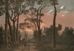 约在佛罗伦萨，约于1900年。 作者 不明