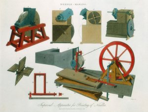 制针设备，1819年 作者 不明