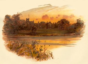 纽斯特德修道院，诺丁汉郡，建于1890年。 作者 不明