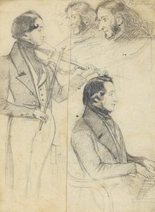 尼科尔·帕格尼尼1782-1840 作者 不明