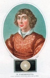 尼古拉斯·哥白尼（Nicolas Copernicus），波兰天文学家，1802年 作者 不明