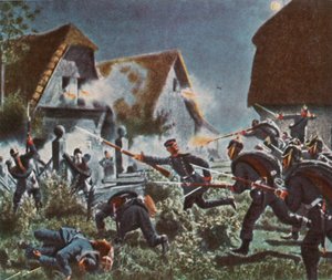1866年6月26日在波多尔进行的夜间袭击，1936年。 作者 不明