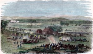美国内战，弗吉尼亚州库尔珀县，战斗之夜雪松山，1862年8月9日 作者 不明