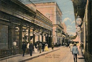 奥比斯波街61号。古巴哈瓦那奥比斯波街（Obispo Street），约建于1910年 作者 不明