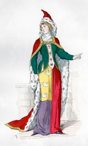 法国查理五世时代的贵族，1364 1882-1884年 作者 不明
