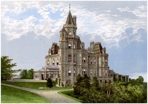 萨塞克斯郡诺曼赫斯特（Normanhurst），布拉塞家族（Brassey family）的住所，c1880年 作者 不明