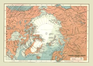 北极图，1902年。 作者 不明