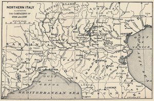 意大利北部-说明1796年和1797年的战役，1896年 作者 不明