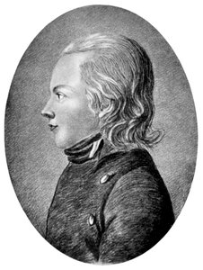 Novalis Friedrich von Hardenberg，德国浪漫主义诗人和小说家，c1800 作者 不明