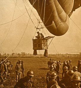 从弹幕气球c1914-c1918观察敌人的位置 作者 不明