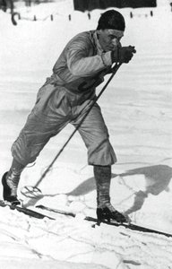 Oddbjorn Hagen，挪威越野滑雪者，冬季奥运会，加米许-帕滕基兴，1936年 作者 不明