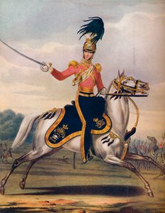 第17持枪骑兵军官，c1833年。 1914年 作者 不明