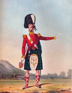 第92高原步行军团军官，c1833年。 1914年 作者 不明