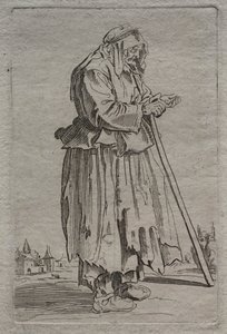 乞eg老妇，1600年代。 作者 不明