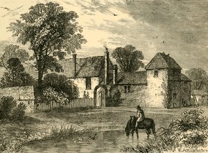 1730年（约1876年）的旧粉笔农场。 作者 不明
