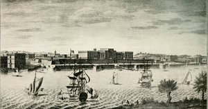 1925年，威廉河上的威廉老堡，1754年。 作者 不明
