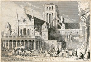旧圣保罗大教堂，伦敦市，1660年 作者 不明