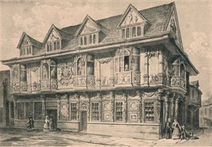1915年在萨福克郡伊普斯威奇的老房子 作者 不明