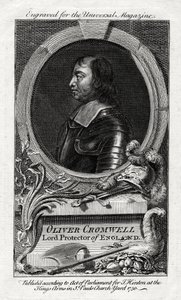 奥利弗·克伦威尔（Oliver Cromwell），英格兰保护王，1750年 作者 不明