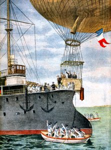 在公海，1901年 作者 不明