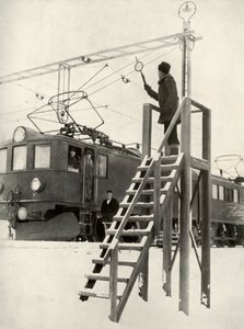 在拉普兰快车路线上，1935-36。 作者 不明