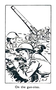 在枪炮现场，1940年 作者 不明