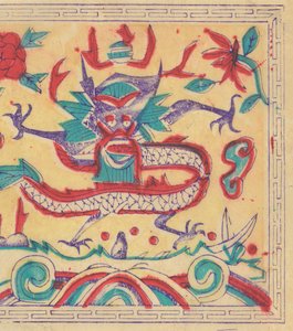 一百三十五幅木版画，包括新年图画nianh...，19-20世纪。 作者 不明