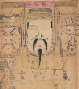 一百三十五幅木版画，包括新年图画nianh...，19-20世纪。 作者 不明
