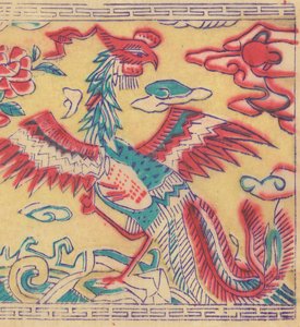 一百三十五幅木版画，包括新年图画nianh...，19-20世纪。 作者 不明