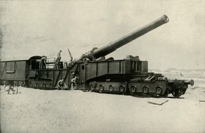 1919年，英国怪物枪之一。 作者 不明
