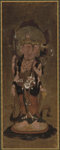十二位魔王之一：邦腾梵天，15世纪末至16世纪初。 作者 不明