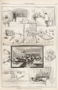 1881年9月24日，哈珀周刊，1881年在纽约吸烟 作者 不明