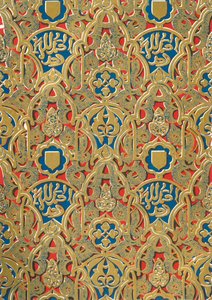 墙上的装饰品，Abencerrages大厅，1907年。 作者 不明