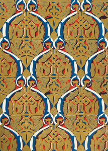 面板上的装饰品，清真寺，1907年。 作者 不明