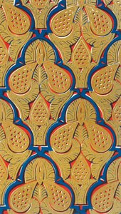 拱形展架中的装饰品，Abencerrages大厅，1907年。 作者 不明