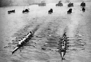 1926-1927年在伦敦举行的牛津与剑桥划船比赛 作者 不明