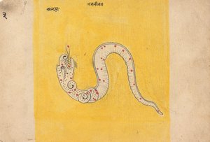 一本分散的梦之书的页面，19世纪中后期。 作者 不明