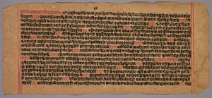 吉安娜手稿的页面，1400-1500年代。 作者 不明