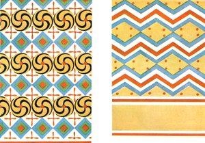 1928年，埃及底比斯，阿梅涅麦布墓中的彩绘天花板。 作者 不明