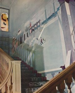 楼梯壁画，1933年 作者 不明
